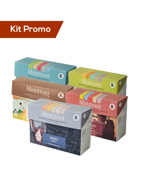 Box 5 astucci Meridiani assortiti in 20 filtri