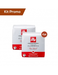 Kit 4 confezioni di Capsule di caffè Illy* Iperespresso, tostato classico