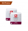 Kit 2 confezioni di capsule di caffè Illy* Iperespresso, tostato intenso