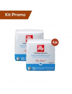 Kit 4 pacchi di capsule di caffè Illy* Iperespresso, Decaffeinato