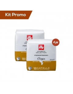 Kit 4 pacchi di capsule di caffè Illy* Iperespresso, Arabica Etiopia