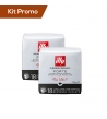 Kit 2 pacchi di capsule di caffè Illy* Iperespresso, tostato forte