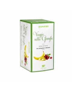Infuso Viaggio Nella Giungla Lampone e Banana, regina di fiori