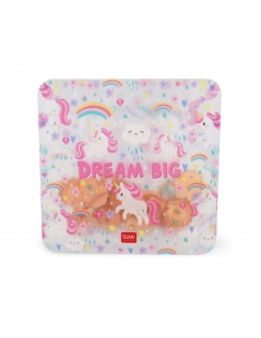Set 3 Buste Porta Pranzo Riutilizzabili, Unicorno