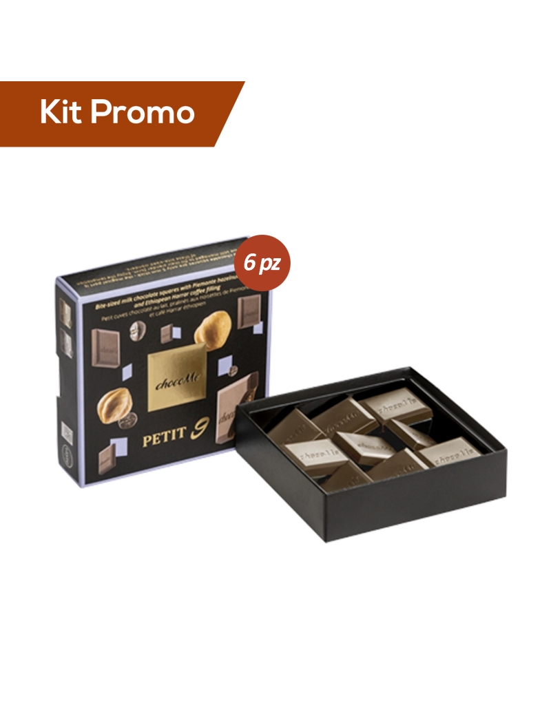 Kit 6 box Cioccolatini Al Latte Con Ripieno Al Caffè