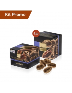 Kit 4 box di Noci Pecan Ricoperte da Ciocccolato E Wafer Croccante