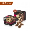Kit 4 box di Mandorle ricoperte con cioccolato fondente e pepe selvatico