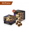 Kit 6 box di Nocciole Del Piemonte Ricoperte Di Cioccolato e Caffè