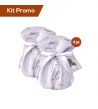 Kit 4 Panettoncini Al Cioccolato In Sacchetto di Tessuto, Loison