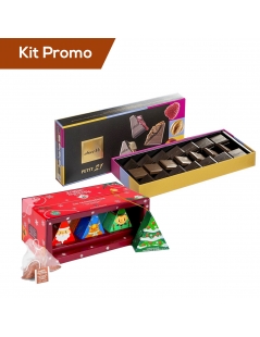 Kit cioccolatini assortiti con tisana piramidi appendibili