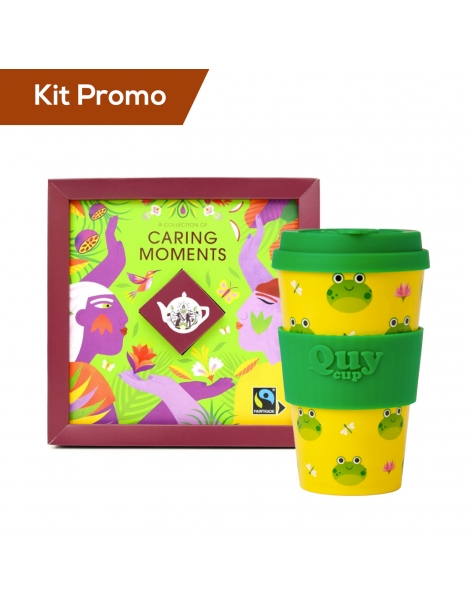Kit English Tea Shop - Caring Moments con tazza Quy Cup rana 400 ml