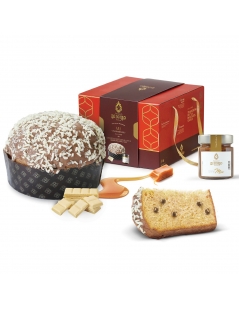 Panettone Cioccolato Bianco E Crema Spalmabile Mou, Di Iorio