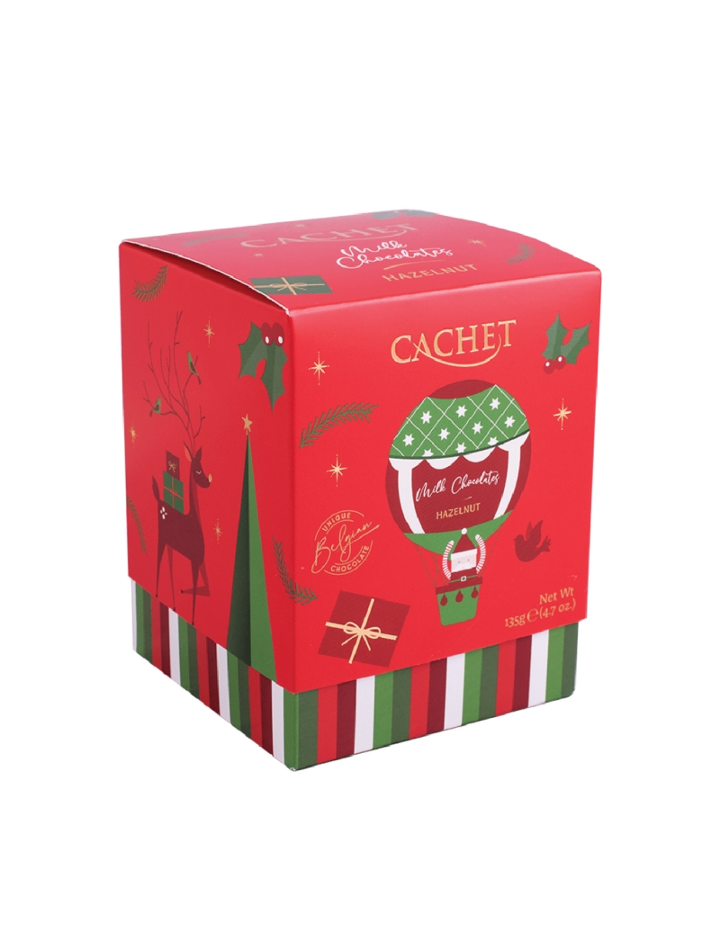 Cioccolatini in scatola regalo natalizia