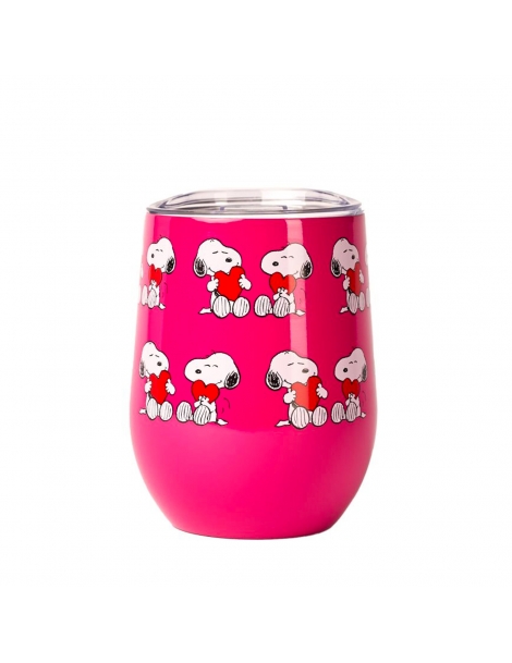 Bicchiere Termico Quy Cup Snoopy love