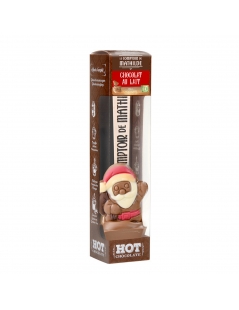 Cucchiaio di cioccolato a forma di babbo natale