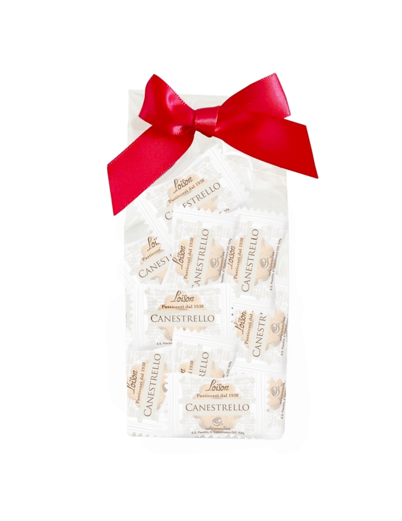 Sacchetto regalo biscotti Loison canestrello