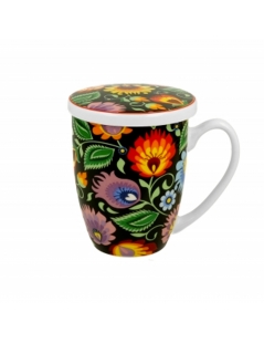 Tisaniera Fiori Etnicochic in confezione regalo