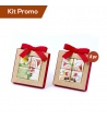 Kit 8 Puzzle di cioccolatini al latte natalizi