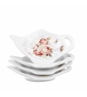 Set Di 4 Tovagliette rose In porcellana per Bustine Da Tè