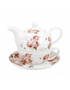 Tazza Teiera Peonia In Confezione Regalo