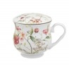 Tisaniera Primavera Retrò New Bone China In Confezione Regalo