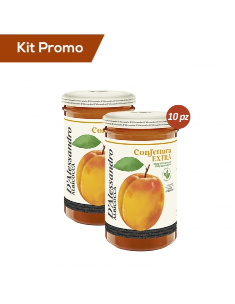 Kit 10 Confetture Di Albicocche Senza Glutine