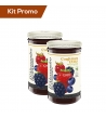 Kit 2 vasetti di confettura Di Frutti Di Bosco senza Glutine