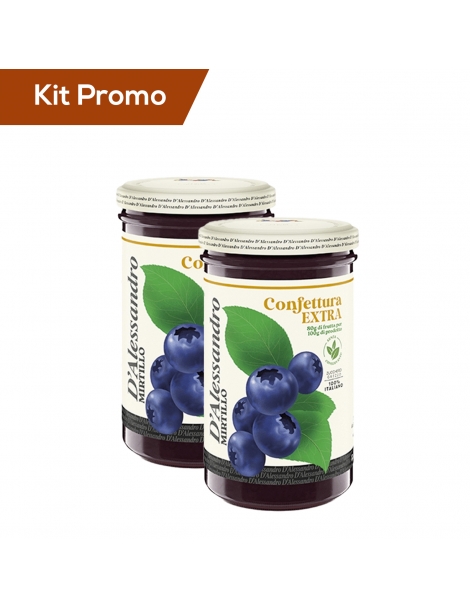 Kit 2 Confetture Di Mirtilli senza Glutine