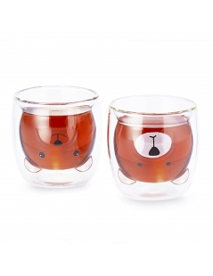 Bicchiere In Vetro "Orso"