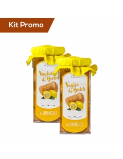 Kit 2 vasetti di Babà Napoletani Imbevuti Nel Limoncello