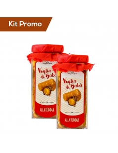 Kit 2 vasetti di Babà Napoletani Imbevuti Nel Rhum