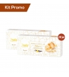 Kit 10 astucci di Biscotti Ricoperti di Cioccolato Bianco Con Cuore di Vaniglia