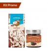 Kit crema spalmabile fondente con tavoletta di cioccolato al cocco