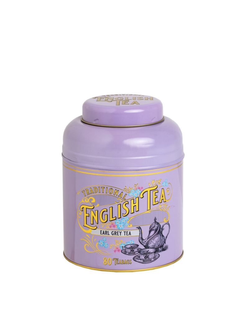 Latta di tè nero Earl Grey Vintage lavanda,  English Teas