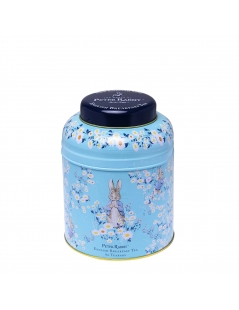 Latta di tè nero English Breakfast Peter Rabbit azzurra, English Teas