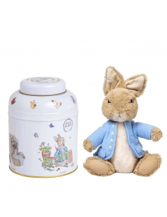 Gift Box Latta Peter Rabbit Con Peluche, 80 filtri English Breakfast