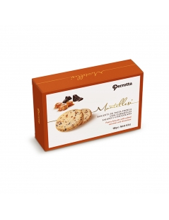 Biscotti da tè di pasta frolla caramello salato e cioccolato