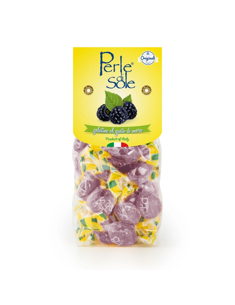 Gelatine al gusto mora, Perle di Sole
