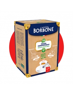 Cialde compostabili caffè Borbone, miscela rossa