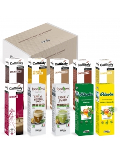 Box Caffitaly Experience, 100 capsule bevande assortite