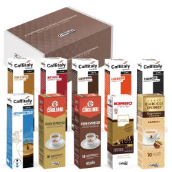 Box Caffitaly Experience, 100 capsule caffè miscela assortite