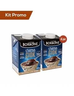 Kit 6 Creme al cioccolato Borbone senza glutine