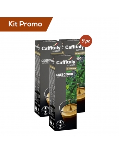 Kit 90 Capsule di caffè Caffitaly Crescendo 100% Arabica