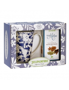 Scatola Regalo Mug + Tisana regina di fiori