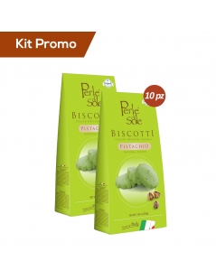 Kit 10 astucci di Biscotti al gusto pistacchio, Perle di Sole