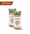 Kit 2 vasetti di zucchero aromatizzato alla Cannella da 90 gr