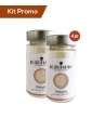 Kit 4 vasetti di zucchero aromatizzato alla vaniglia 90 gr