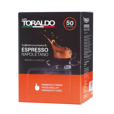 Cialde caffè Toraldo, miscela cremoso