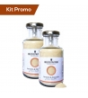 Kit 2 vasetti di zucchero aromatizzato arancia e cannella 220 gr