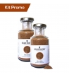 Kit 2 vasetti di zucchero aromatizzato alla nocciola da 220 gr